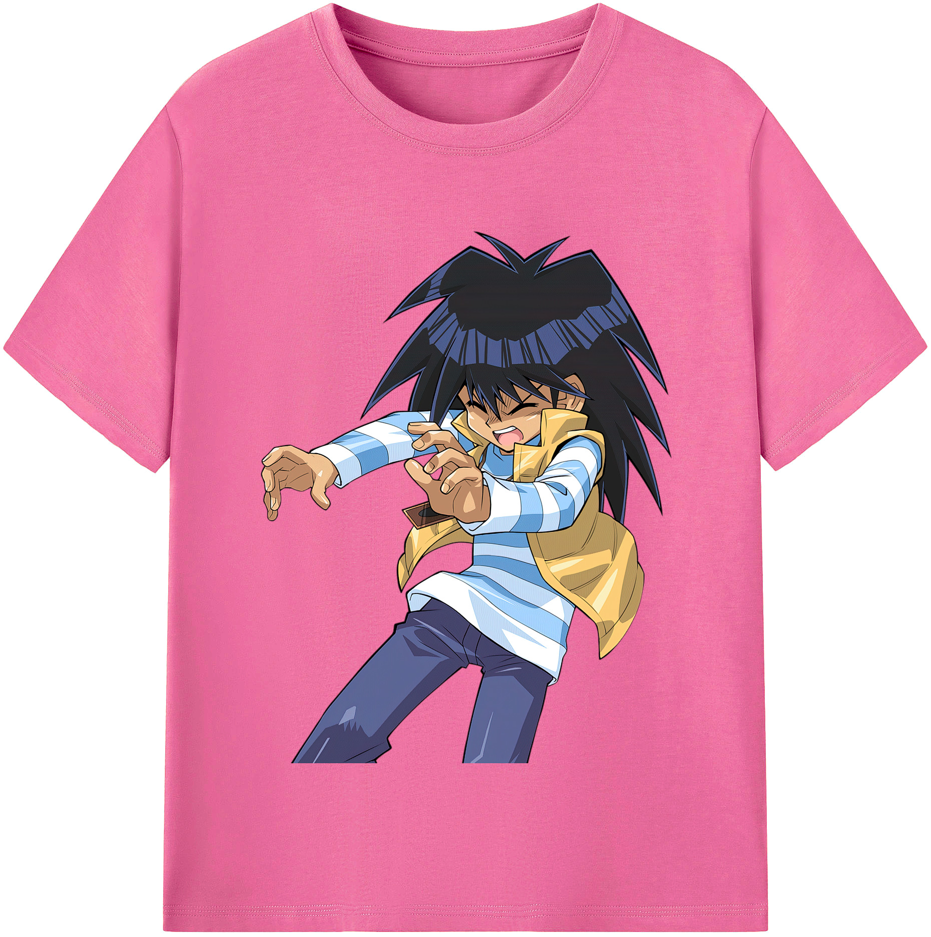 （画像用） 遊☆戯☆王 Yu-Gi-Oh! レディースカジュアルプリントTシャツ（綿100％）